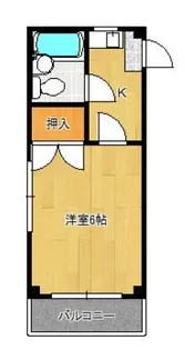 ハイツBEN【2階】の間取り