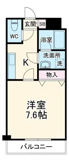 プライムコート舞浜【2階】の間取り