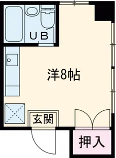 第2あずみの荘【301号室】の間取り