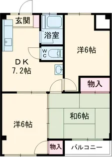 ファミーユ落合【3階】の間取り