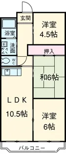 グランシャリオ【401号室】の間取り