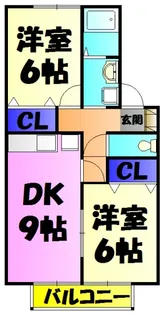 アドバンテージ IⅡⅢⅣⅤ【1階】の間取り