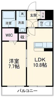 BRAVE ARK【1階】の間取り