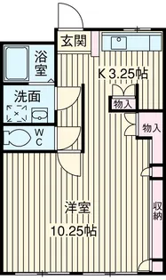 ヒルズ隆昌【2階】の間取り