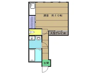 ヒルズ隆昌【3階】の間取り