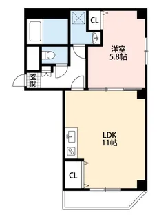 Elvita【4階】の間取り