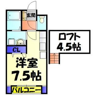 ベルリード【2階】の間取り