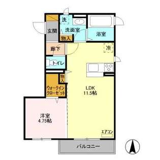 MAISON 勇【2階】の間取り