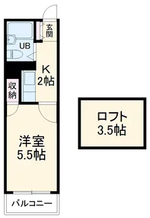 レオ浦和【2階】の間取り