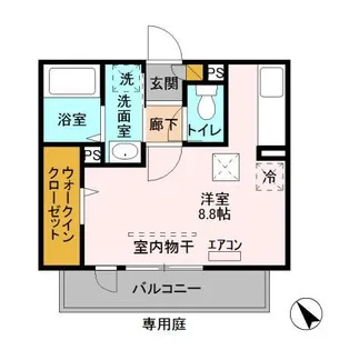 セジュールホンダ C【1階】の間取り