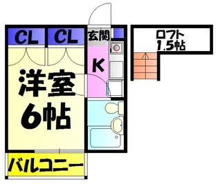 ジュネパレス千葉第31【2階】の間取り