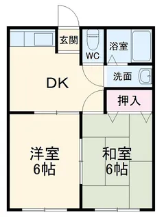 コーポタカワ【2階】の間取り