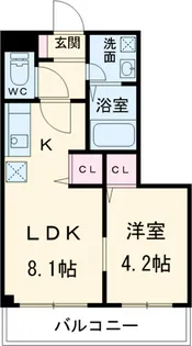 パシフィカ【2階】の間取り