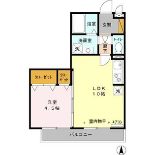 ブランコート I【2階】の間取り