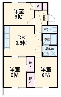 マンション ラポール【2階】の間取り