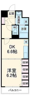 東川口弥生マンション【7階】の間取り