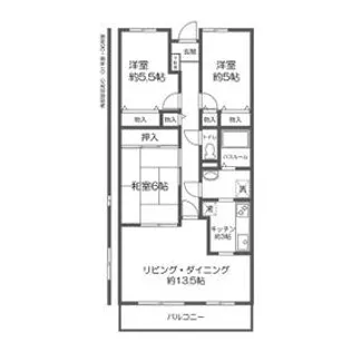 ノブレス幕張本郷Ⅱ【1階】の間取り