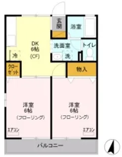 Tサクセッソ【2階】の間取り