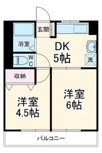 南ドリームマンション【4階】の間取り