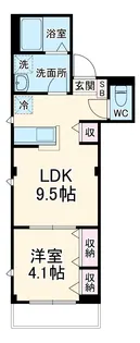 ドルチェフクダ【2階】の間取り