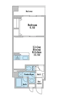 KDXレジデンス阿佐ヶ谷【507号室】の間取り