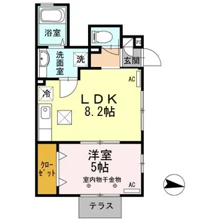 アルファⅢ【1階】の間取り