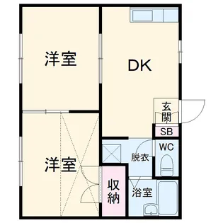 東千葉第9レジデンス【1階】の間取り