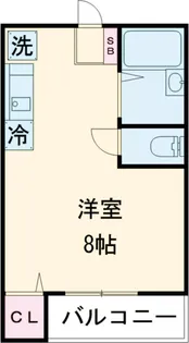 フラワーハイツ【202号室】の間取り