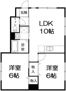 パティオ桜木A【1階】の間取り
