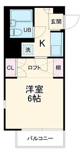 ジュネパレス市川第24C【2階】の間取り