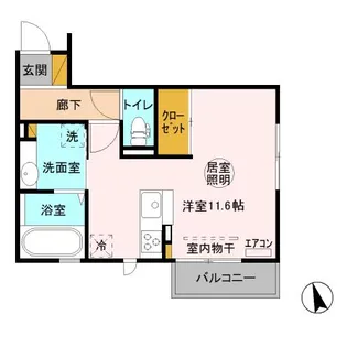 プランタン【2階】の間取り