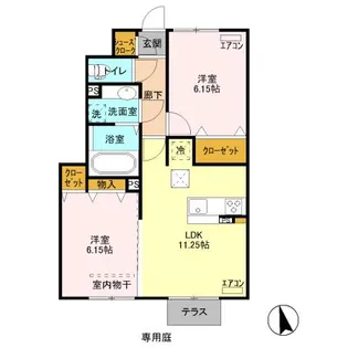 フェニックス【1階】の間取り