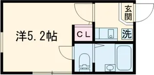 エスポワール平井弐番館【2階】の間取り