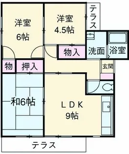 ニューラフォーレ佐鳴台【202号室】の間取り