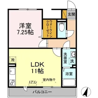 ヴェルデ神明町【2階】の間取り