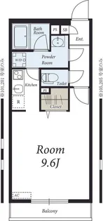リブリ・パーシモン【2階】の間取り