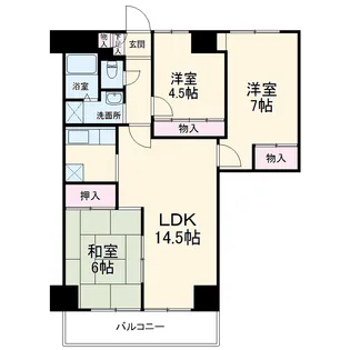 T’s garden蕨Ⅲ【4階】の間取り