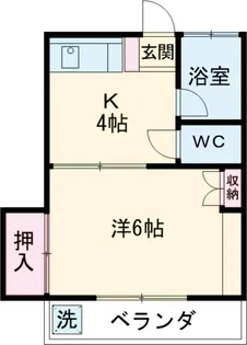 芳光ハイツ【2階】の間取り
