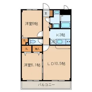 Flat25【3階】の間取り