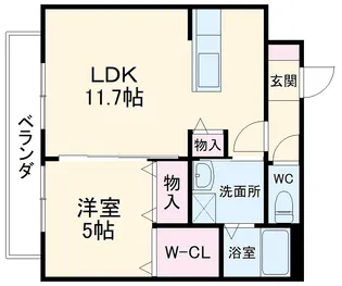 メゾン・ボーテ【3階】の間取り