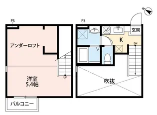 グランフォレスト蘇我【2階】の間取り