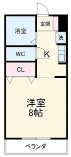 コスモス24【1階】の間取り