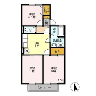 カルミア・アネックス【1階】の間取り