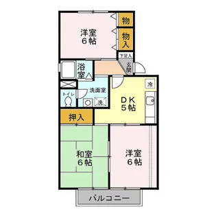 ドリームシティ【1階】の間取り