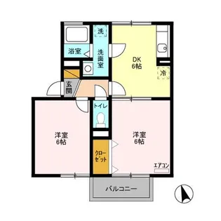 オークヒルズ【1階】の間取り