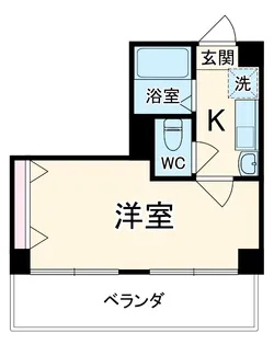 プレステージ千葉【8階】の間取り