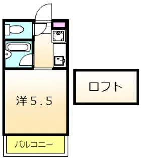 パンシオンつきみ野【2階】の間取り
