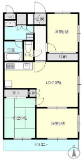 エテルナ・ルミエーラ芝【3階】の間取り