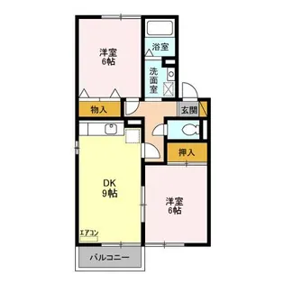 グリーンパーク【1階】の間取り