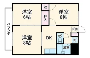 ガーデンヒルズ【2階】の間取り